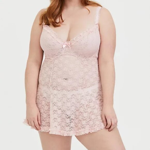 NWOT Torrid Lace Underwire Babydoll - Picture 2 of 8
